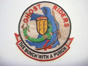 US 60th Aviation Company GHOST RIDERS "THE BUNCH WITH A PUNCH" Vietnam War Patch - Picture 1 of 2