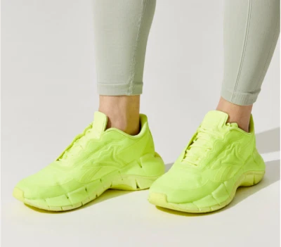 NEW Reebok x Victoria Beckham Zig Kinetica Sneakers Womens Size 8 Solar Yellow - Image 1 of 4
