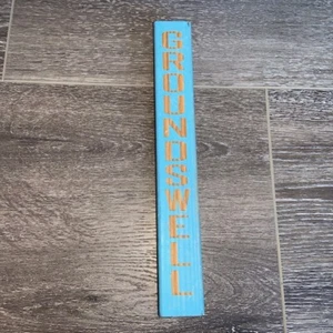 Groundswell Brewing Co Blonde Wooden Wood Beer Tap Handle 10" San Diego, CA  - Picture 1 of 5