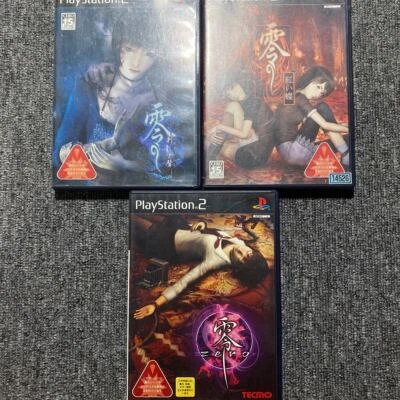 Fatal Frame Zero Set of 1,2,3 Crimson Butterfly PlayStation 2 PS2 From Japan - Image 1 of 4
