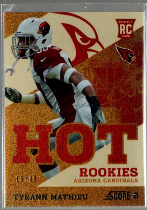 2013 Score Hot Rookies Showcase #44 Tyrann Mathieu /99 - Image 1 of 1