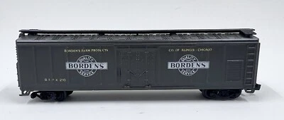 LIFE LIKE N SCALE BORDENS FARM PRODUCTS B.F.R.X. 210 BOX CAR - Image 1 of 4