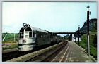BURLINGTON 9905 Twin Zephyrs CB&Q Zephyrus Locomotive Train Postcard