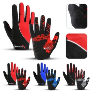 Guantes de ciclismo para hombres mujeres Guantes de bicicleta de montaña Pantalla táctil Guantes antideslizantes - Imagen 1 de 16