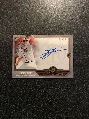 LUCAS GIOLITO 2017 Topps Museum Collection Archival Copper AUTO SN# 50/50 AA-LG - Image 1 of 3