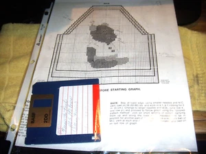 Máquinas de tejer discos y patrones Brother Tejer KH-940-930-965i POOHBEAR - Imagen 1 de 1