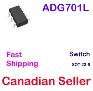 ADG701L 1-Circuit SPST-NO CMOS Switch IC SOT-23-6 Analog Devices - Picture 1 of 2