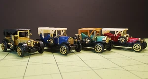 Vintage Replicas Classic Automotive Die-cast Collection Set - 4 Model-T Cars - Picture 1 of 13