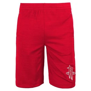 Outerstuff Houston Rockets NBA Boys Youth (8-20) Free Throw Shorts, Red - Picture 1 of 7