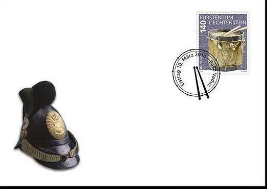 Liechtenstein 2014 Europa CEPT, Music, Musical Instruments FDC - Image 1 of 1
