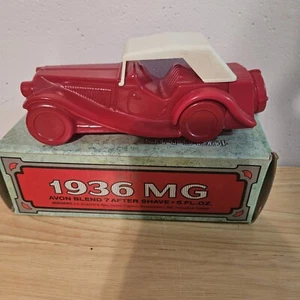 Vintage  AVON  1936 MG Blend 7 After Shave Bottle Full In Original Box - Picture 1 of 3