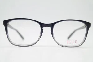 Glasses ELLE EL13459 Blue Transparent Silver Oval Eyeglasses Frame New - Picture 1 of 6