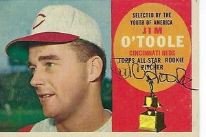 Jim O'toole 1960 Topps #325 firmado - Cincinnati Rods - Imagen 1 de 1