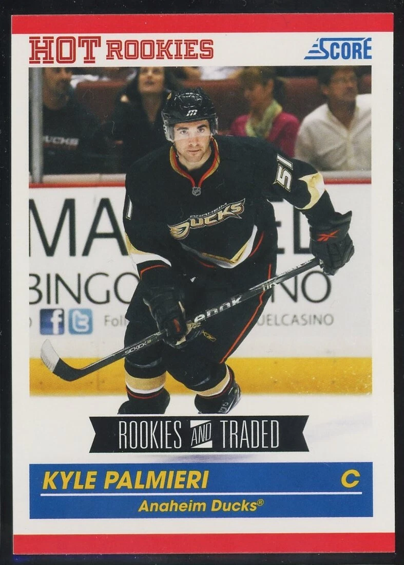 2010-11 Score Rookies & Traded Kyle Palmieri Rookie Ducks Islanders RC #653