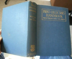 Whitman's Print-Collector's Handbook Malcolm. Salaman Illustrated  hardback 1921 - Bild 1 von 8