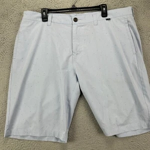 Travis Mathew Mens Chino Golf Shorts 40 Blue Flat Front Stretch Pocket Athletic - Picture 1 of 8