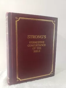 Vintage rare Strong's Exhaustive Concordance of the Bible Hendrickson Publishing - Picture 1 of 5