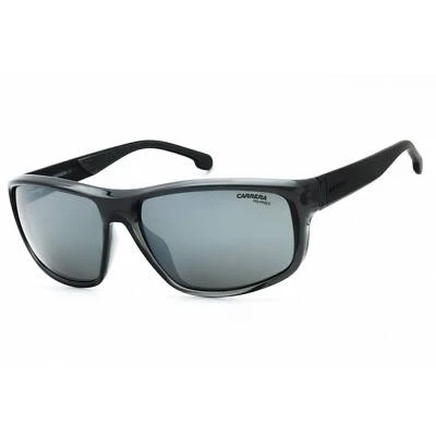 Carrera Men's Sunglasses Grey Silver Sp Polycarbonate Lens 8038/S 0KB7 EX - Image 1 of 2