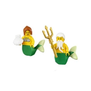 LEGO Pirates - Mermaid & Merman - Mini Figure / Mini Fig - Picture 1 of 1