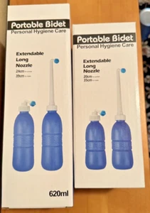 Hibbing Portable Personal Bidet Sprayer Handheld 620ml & 420ml set/2 - Picture 1 of 15