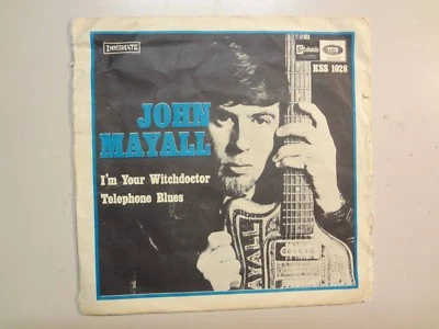 JOHN MAYALL & BLUESBREAKERS w/CLAPTON: I’m Your Witchdoctor-Sweden 7" 1967 PSL  - Image 1 of 4