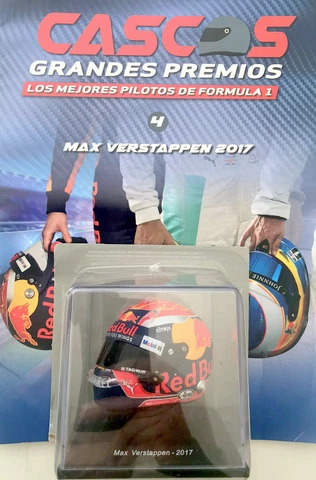 Max Verstappen (2017) helmet collection 1/5 Spark Brand new sealed Cover