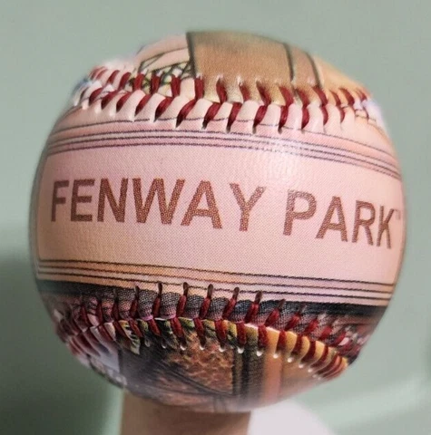 Old Fenway Park Baseball Retired Art Ball by Unforgettaballs for Boston Red Sox Cover