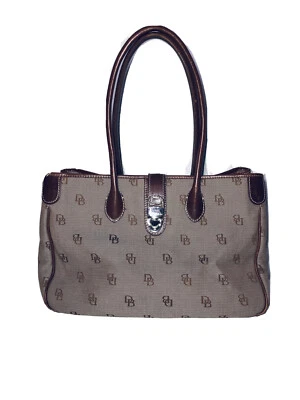 Bolso de Mano Dooney & Bourke Doble Mango Largo Tostado y Marrón Foto 1 de 4