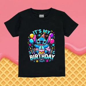 Stitch Birthday T shirt - Picture 1 of 1