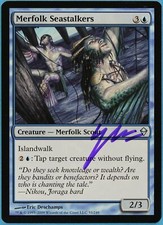 Merfolk Seastalkers Zendikar NM Uncommon Artist Signed CARD (s1913) ABUGames