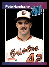 1989 Donruss Pete Harnisch #44 Baltimore Orioles