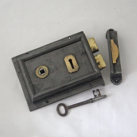 Dual Handed Antique Victorian Rim Lock Cover