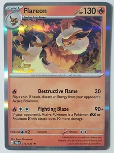 HOLO Flareon 013/131 NM/M - Tarjeta Pokémon Evoluciones Prismáticas $2 Envío Combinado - Imagen 1 de 2