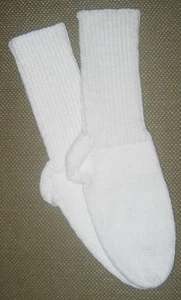NEW Warm and Soft Hand Knit Socks (9.5 inches length) - Picture 1 of 1