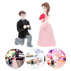  3 Sets Pink Pvc Wedding Doll Bridegroom Anniversary Gift for Her