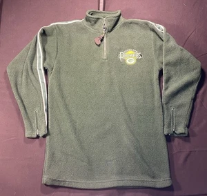 Green Bay Packers Pro Player Sweatshirt 1/4 Zip Fleece Pullover Men's XL - Picture 1 of 9