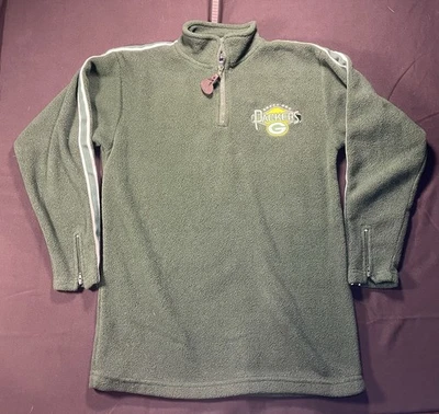 Green Bay Packers Pro Player Sweatshirt 1/4 Zip Fleece Pullover Men's XL - Image 1 of 4
