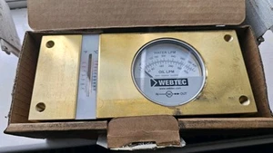 Webtec FI1500-400BBWT Hydraulic Flow Indicator 350BAR 400LPM Temperature & Water - Picture 1 of 1