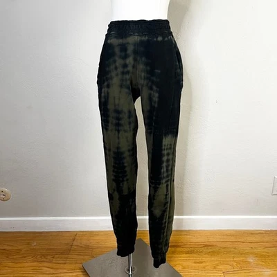 Pantalones de chándal ALL SAINTS Pippa Tie Dye algodón verde negro talla pequeña Foto 1 de 4
