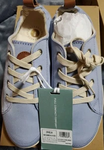 Neu Größe 8,5D Revitalign Orthesen Canvas Gore Spitze Turnschuhe BLAU Damen - Bild 1 von 7