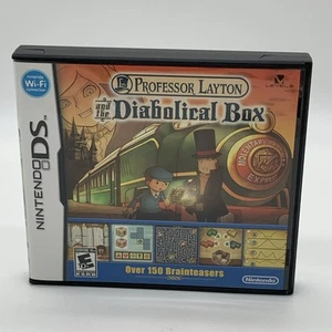 Nintendo DS Professor Layton and the Diabolical Box Completo 2009 PROBADO - Imagen 1 de 11