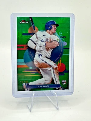 2025 Topps Finest - Uncommon Alan Roden #171 Green Refractor /35 (RC) - Image 1 of 2