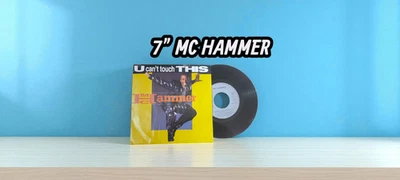 Disque 45 Tours Vinyle 7" Mc Hammer u can't touch this 1990 FR Rap Hip Hop - Photo 1/3
