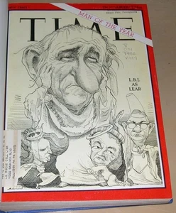 Time Magazine, January-March 1968, Hardcover Bound Volume - Foto 1 di 1