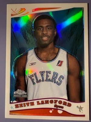 2005-06 Keith Langford Topps Chrome Rookie Refractor - 179/999 - Image 1 of 2