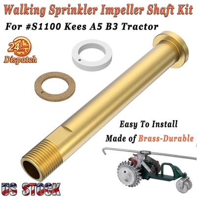 Eje impulsor aspersor rociador National para tractor Kees A5 B3 con rodamiento S1100 Foto 1 de 4