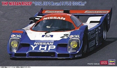 KIT MODELLINO AUTO STATICO HASEGAWA NISSAN R92CP 1992 JSPC ROUND 5 FUJI 1/24 - Immagine 1 di 4