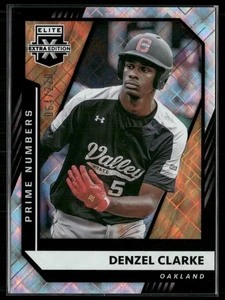 2021 Panini Elite Extra Edition #127 Denzel Clarke Prime Numbers A #/220 - Bild 1 von 2