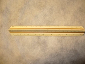 Post 1340C U.S. St'd dreieckförmiges Lineal 6 Zoll - Bild 1 von 2