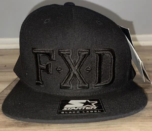 FXD Function Design Starter Black Label Yupoong Snapback Hat Cap - Picture 1 of 11